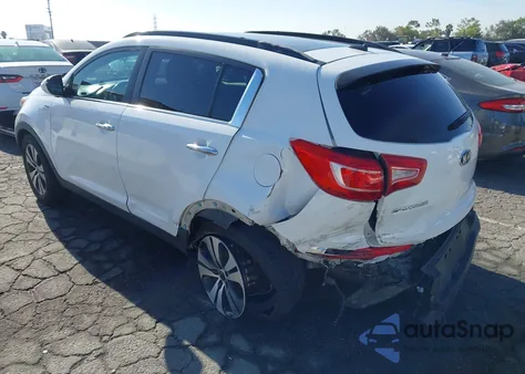 2013 Kia Sportage Ex from USA, damaged, VIN KNDPCCA20D7497491